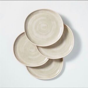 4pk 9" Tonal Bamboo-Melamine Salad Plate Natural/Cream -Hearth & Hand Magnolia